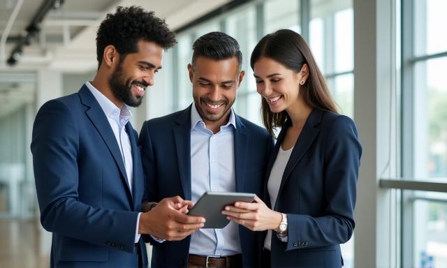 Team di Lince Analytics che collabora su dati B2B