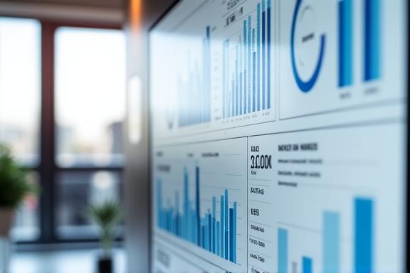 Esempio di Dashboard AI personalizzata con grafici interattivi