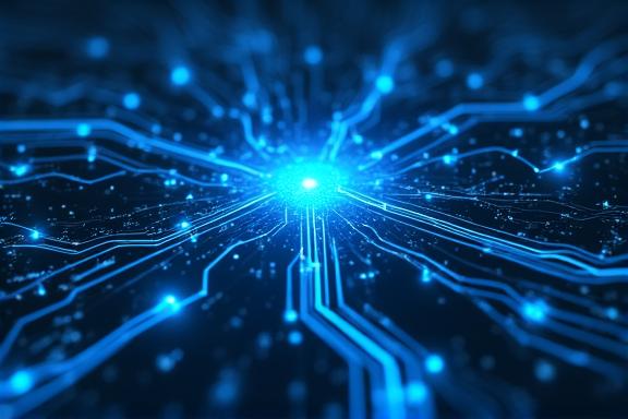 Illustrazione tecnologica dell'integrazione dati ERP e CRM